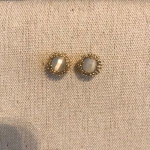 Grey Kendra Carly Slate Stud  Earrings